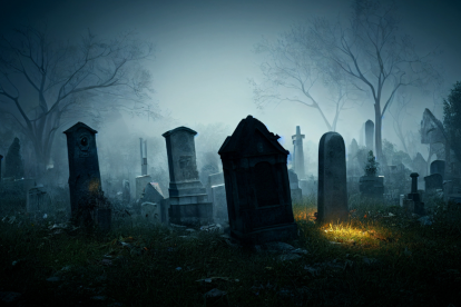 Imagen referencial. La tumba de la bruja Chabelita destaca entre las demás con símbolos inusuales y ofrendas que nunca faltan.