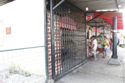 La zona del crimen, en Chongón.