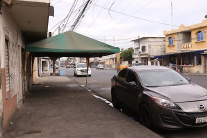 El sitio del crimen, en Guayaquil.