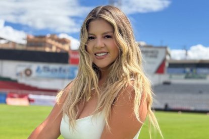 Johanna Calderón y su amor por el fútbol ha sido de siempre.