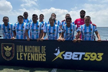 Uno de los equipos que participan en la Liga Nacional Leyendas.