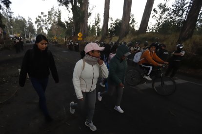 La movilización llegaría a Quito y tendría el carácter de pacífica, según los que convocaron.