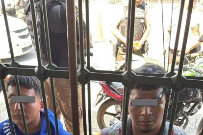 Dos personas fueron aprehendidas en operativos.