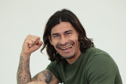 Ismael Blanco durante su paso por Barcelona SC, donde se ganó el cariño de la hinchada con goles.