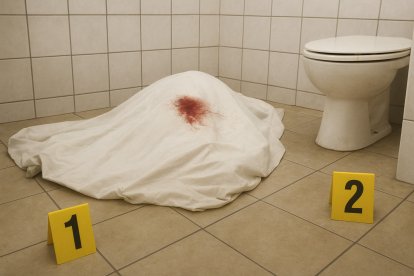Imagen de referencia: el cuerpo del fallecido fue encontrado en un baño de la empresa.