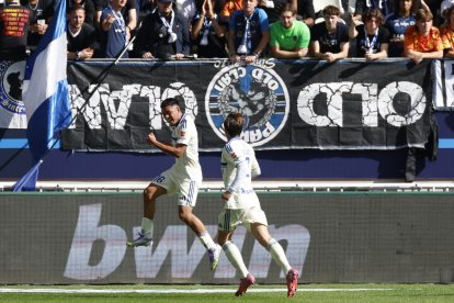 Kendry Páez ya se estrenó como goleador en Estrasburgo.