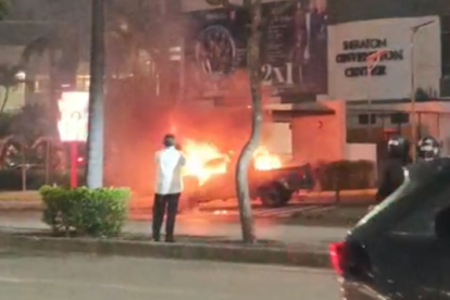 Wellington Benítez murió al ser alcanzado por los escombros mientras grababa.