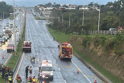 El accidente se registró la tarde de este 14 de octubre.