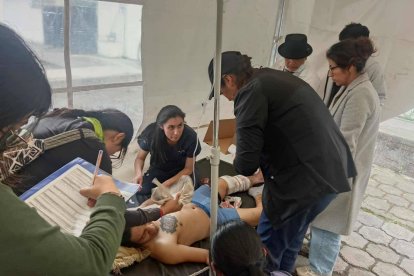 Decenas de heridos se registraron el 14 de octubre.