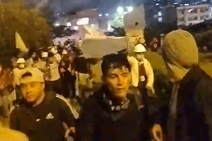 Los enfrentamientos se dieron en el interior de la Universidad Central, en Quito.