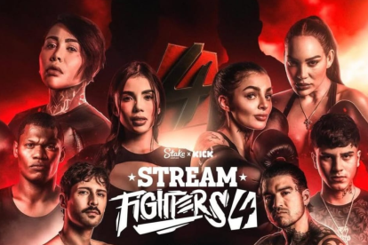 Influencers de cinco países se enfrentan en Stream Fighters 4, la velada de boxeo organizada por Westcol que será transmitida en vivo por Kick.