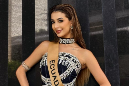 Samantha Quenedit representó a Ecuador en el Miss Grand International 2025