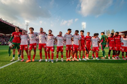 El Girona quiere mantener su ascenso en el campeonato español.