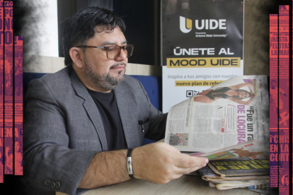 Psicólogo Emilio Carrillo, catedrático de la Universidad Internacional del Ecuador (UIDE)