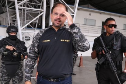 El ministro del Interior, Jhon Reimberg, ofreció detalles de la investigación en la que están involucrados funcionarios de la ATM.