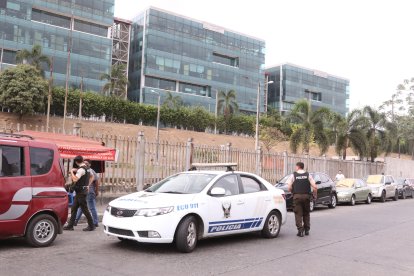 Una de las intervenciones fue en una dependencia de la ATM, ubicada en el Complejo Judicial de la Florida.