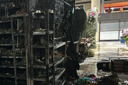 Así fue como resultaron algunos de los módulos perjudicados.