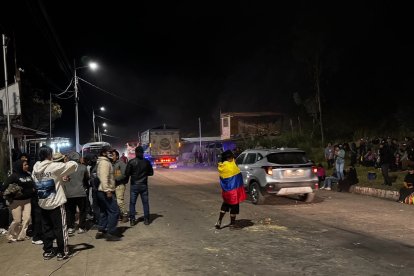 La vía fue habilitada cuando se anunció el fin del paro nacional.