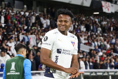 El delantero Michael Estrada es una de las cartas de gol de Liga de Quito para enfrentar a Palmeiras.