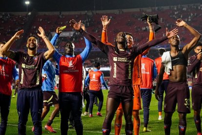 Liga de Quito avanzó a las semifinales tras eliminar al Sao Paulo 3-0 en la serie.