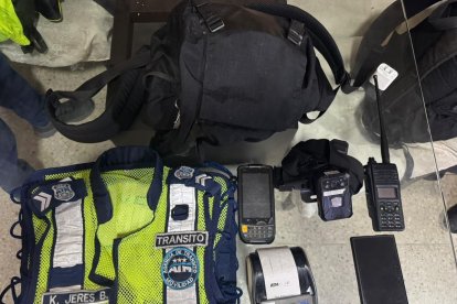 En el operativo se obtuvieron varias evidencias.