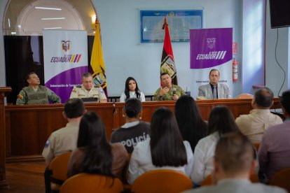 La gobernadora, Daniela Llerena, activó la mesa de seguridad tras una semana de muertes violentas en Tungurahua.