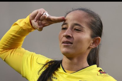 Stefany Cedeño hizo el segundo gol de Ecuador.