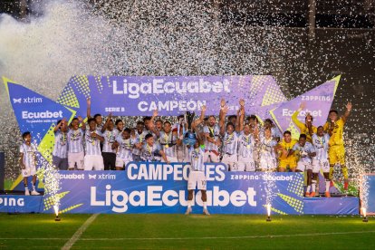 Guayaquil City festejó su regreso a la Serie A el pasado 26 de octubre, tras empatar 1-1 ante IDV Juniors.