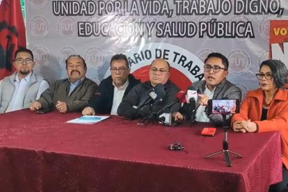 Dirigentes del FUT y la UNE anunciaron una movilización nacional el 12 de noviembre.