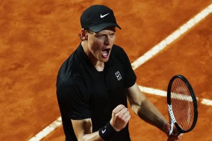 Jannik Sinner se enfrentó a Francisco Cerúndolo en el Masters 1000 de Roma en el 2025.