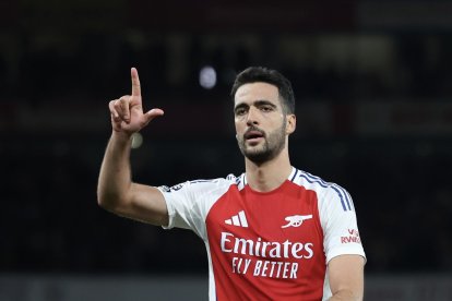 El jugador del Arsenal Mikel Merino.