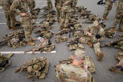 Fotografía de archivo de miembros del Ejército estadounidense.