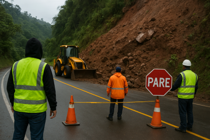 Ojo al estado de las vías en Ecuador.