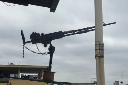 El arma decomisada es capaz de derribar aeronaves.