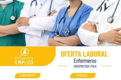 Conoce sobre la oferta laboral en Italia.