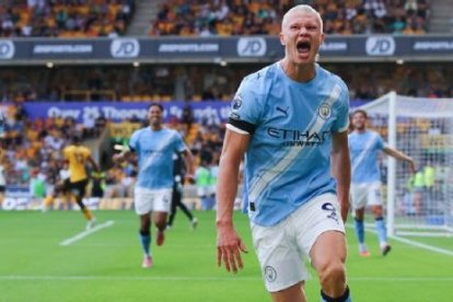 Haaland es la máxima figura del Manchester City.
