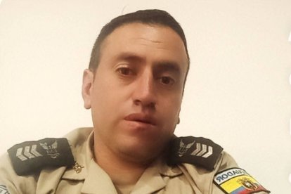 El sargento Darío Caicedo es oriundo de Baños de Agua Santa, pero presta servicio en Milagro, y está desaparecido ya tres días.