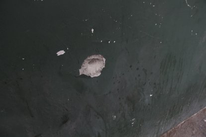 En el sitio, la pared de una casa quedó con un orificio por un impacto de proyectil.