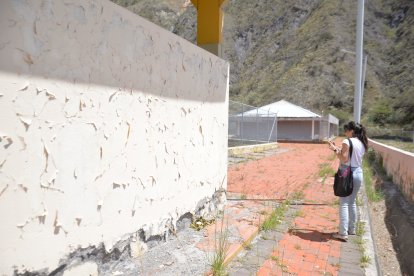 El complejo de 8,1 hectáreas del Valle del Chota casi ni se ocupa y las paredes se ‘descascaran’.