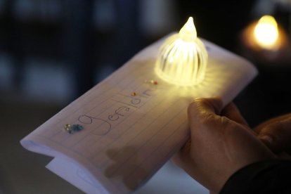 El taller también tuvo actos simbólicos.