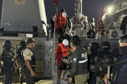 Los aprehendidos fueron entregados a la autoridad competente para que se determine su situación jurídica