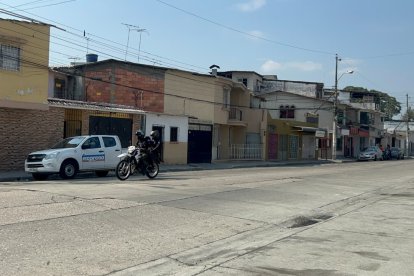 La zona del suceso en Sauces 8.