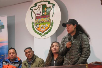 Ligia Herrera, madre de Lucas, agradeció a todas las personas que le ayudaron en la emergencia.