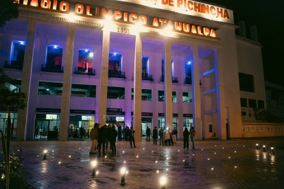 El 6 de noviembre se realizó la inauguración de la renovada plaza de acceso al Atahualpa.