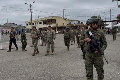 En recintos de zonas conflictivas en Puerto Bolívar, hubo mayor vigilancia.