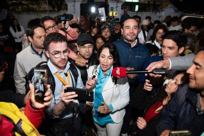 Luisa González, presidenta de Revolución Ciudadana.