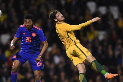 La ultima vez que Colombia se enfrento a Australia fue en el 2018 (0-0), previo al Mundial Rusia 2018.