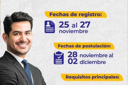 Conoce los requisitos para postularse.