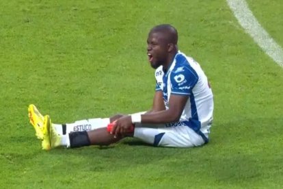 Enner Valencia ya sufrió una lesión con Pachuca en la fecha 15 del torneo apertura de la Liga MX ante Toluca.