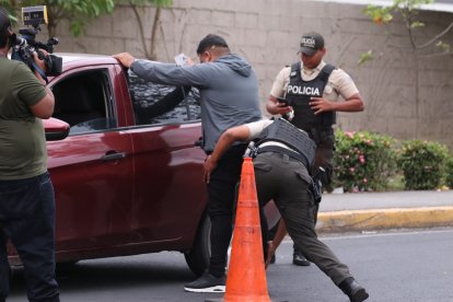 El operativo fue realizado en la tarde del viernes 21, día en el que balearon al exmagistrado.